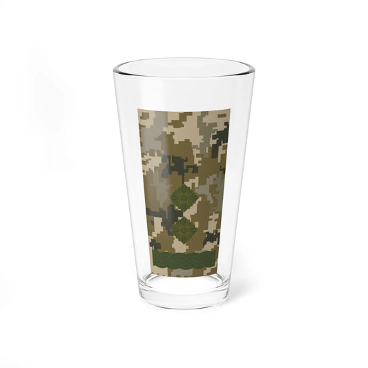 UAc shoulder mark 16 (Ukraine) (Military Rank) Pint Glass 16oz 16oz - Go Mug Yourself