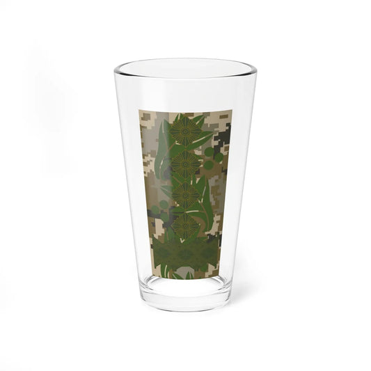 UAc shoulder mark 21 (Ukraine) (Military Rank) Pint Glass 16oz 16oz - Go Mug Yourself
