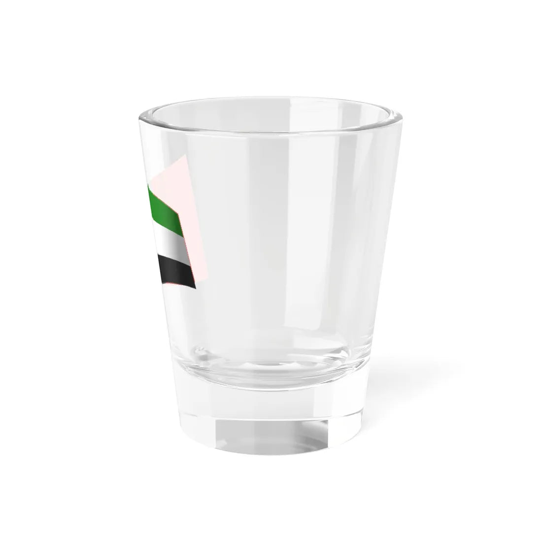 UAE Flag - iconic waving (United Arab Emirates) Shot Glass 1.5oz - Go Mug Yourself