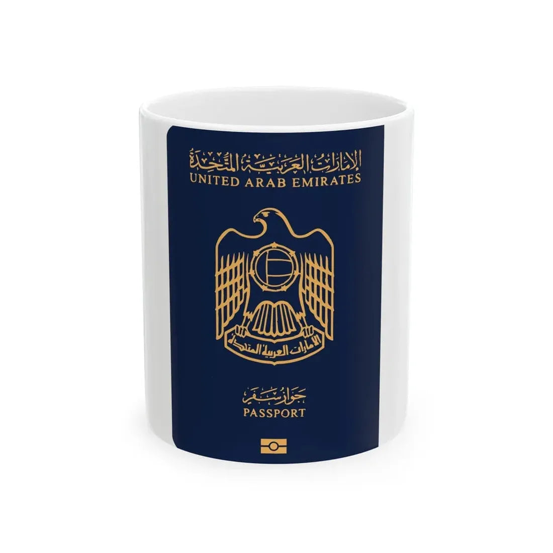 UAE Passport - White Coffee Mug 11oz - Go Mug Yourself