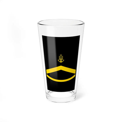 UANs HS 06 (Ukraine) (Military Rank) Pint Glass 16oz 16oz - Go Mug Yourself