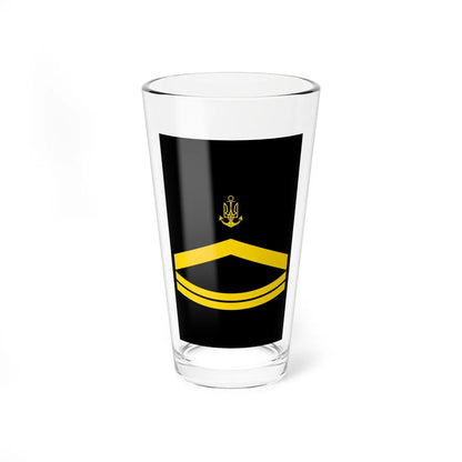 UANs HS 07 (Ukraine) (Military Rank) Pint Glass 16oz 16oz - Go Mug Yourself