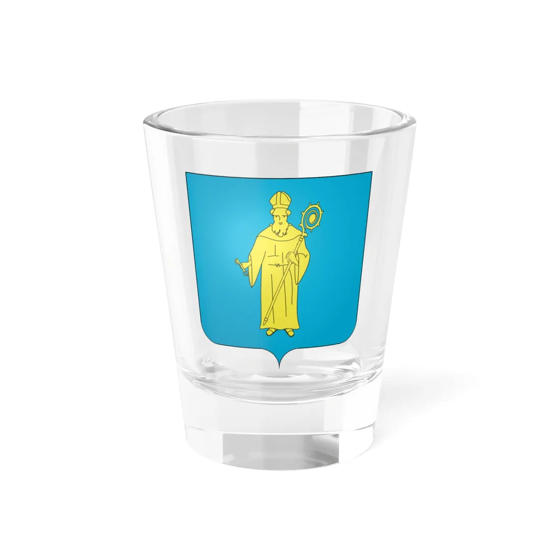 Uccle Blason (Belgium) (Coat of Arms) Shot Glass 1.5oz 1.5oz - Go Mug Yourself