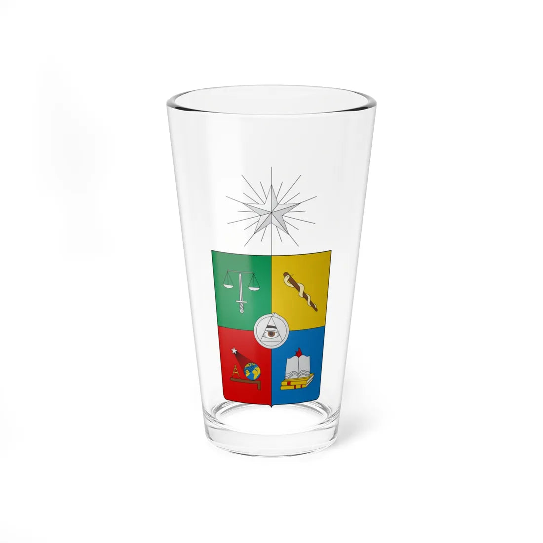 Uchile (Chile) (Coat of Arms) Pint Glass 16oz 16oz - Go Mug Yourself