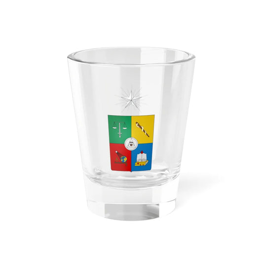 Uchile (Chile) (Coat of Arms) Shot Glass 1.5oz 1.5oz - Go Mug Yourself