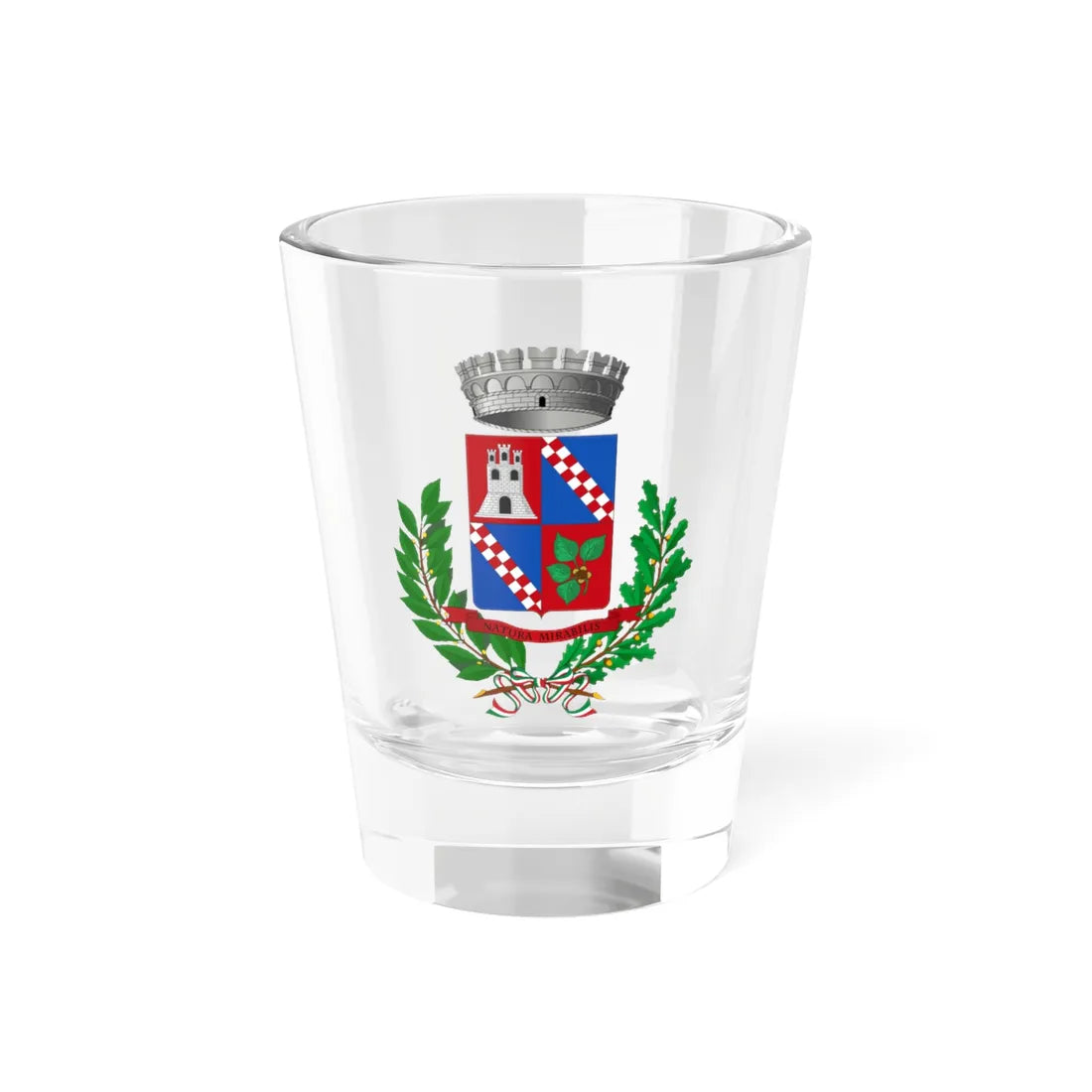Ucria-StemmaB (Italy) (Coat of Arms) Shot Glass 1.5oz 1.5oz - Go Mug Yourself