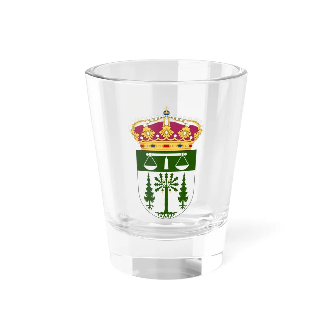 Uddevalla tingsrätt vapen (Sweden) (Coat of Arms) Shot Glass 1.5oz 1.5oz - Go Mug Yourself