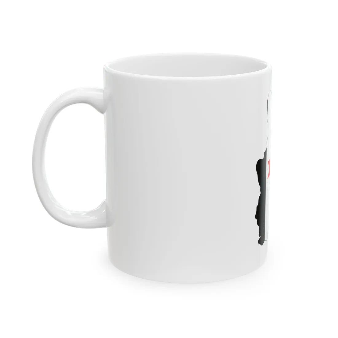Udmurt-geo-stub (Russia) White Coffee Mug - Go Mug Yourself