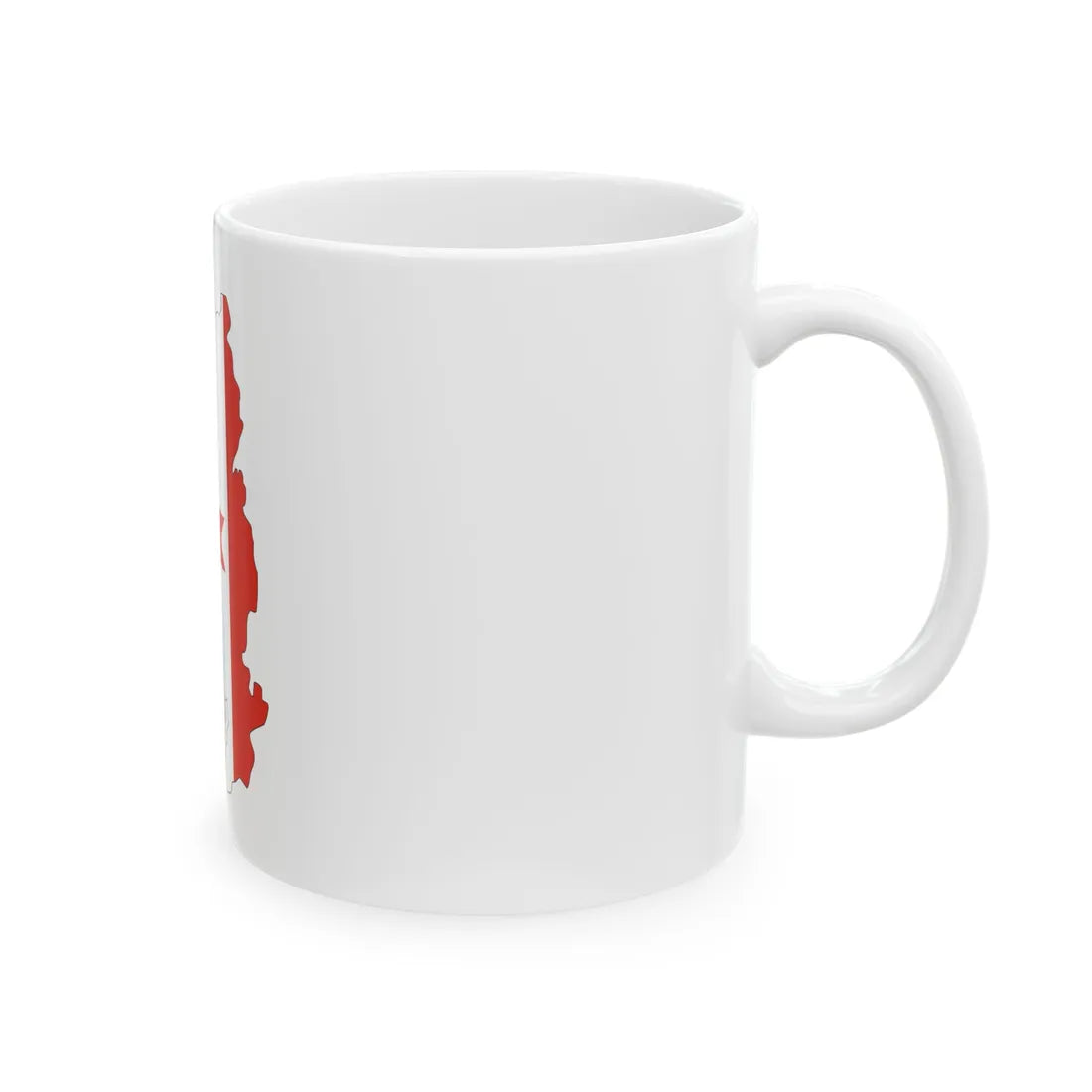 Udmurt-geo-stub (Russia) White Coffee Mug - Go Mug Yourself