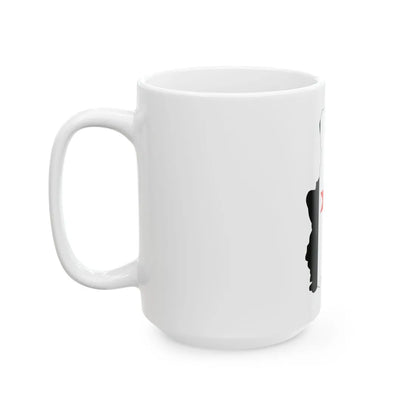 Udmurt-geo-stub (Russia) White Coffee Mug - Go Mug Yourself