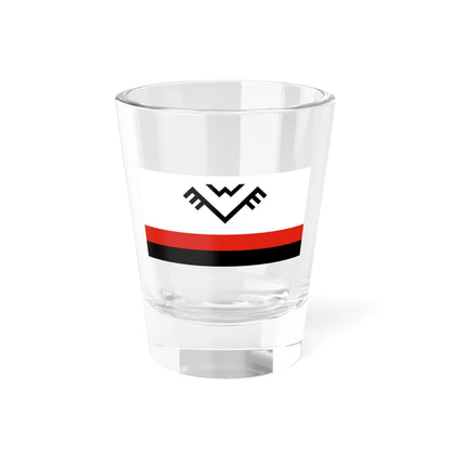 Udmurt national movement flag 2 (Russia) Shot Glass 1.5oz 1.5oz - Go Mug Yourself