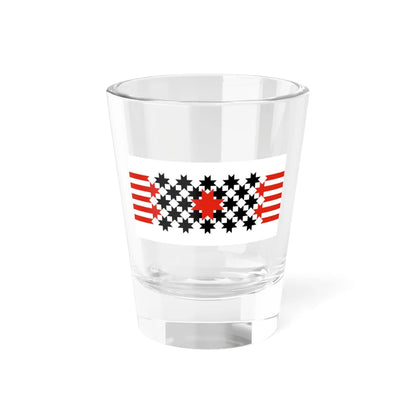 Udmurt national movement flag 4 (Russia) Shot Glass 1.5oz 1.5oz - Go Mug Yourself