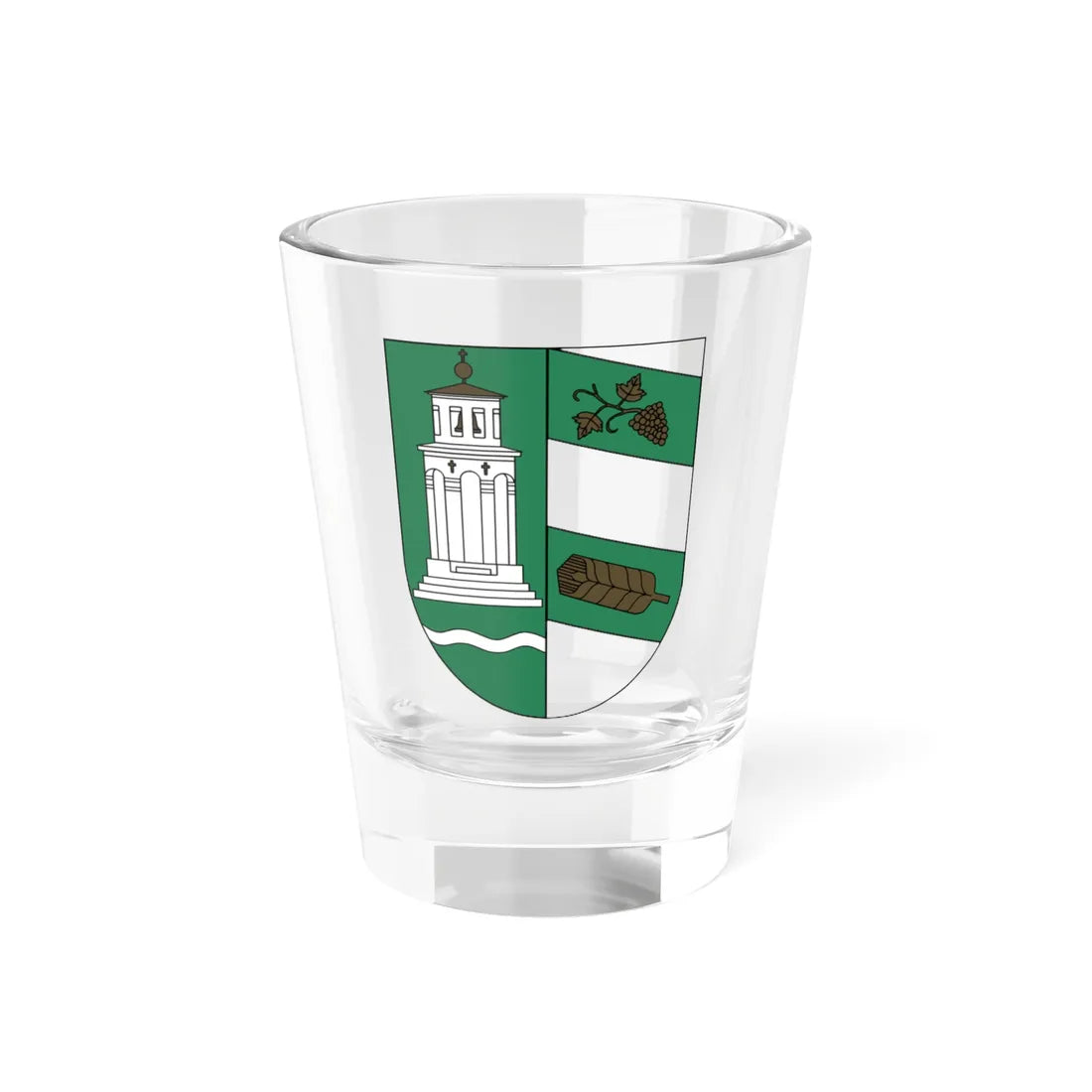 Udvard (Slovakia) (Coat of Arms) Shot Glass 1.5oz - Go Mug Yourself