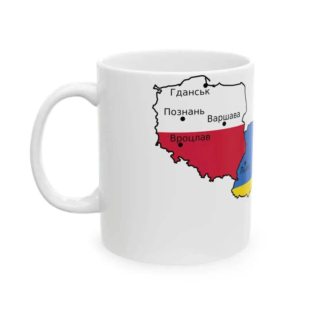 UEFA Euro 2012 uk (Poland) White Coffee Mug - Go Mug Yourself