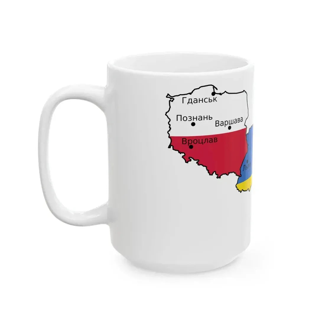UEFA Euro 2012 uk (Poland) White Coffee Mug - Go Mug Yourself
