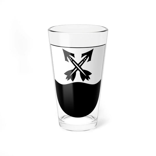 UesslingenBuch-blazon (Switzerland) (Coat of Arms) Pint Glass 16oz 16oz - Go Mug Yourself