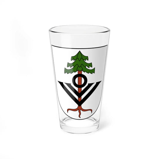 Uetikon-blazon (Switzerland) (Coat of Arms) Pint Glass 16oz 16oz - Go Mug Yourself