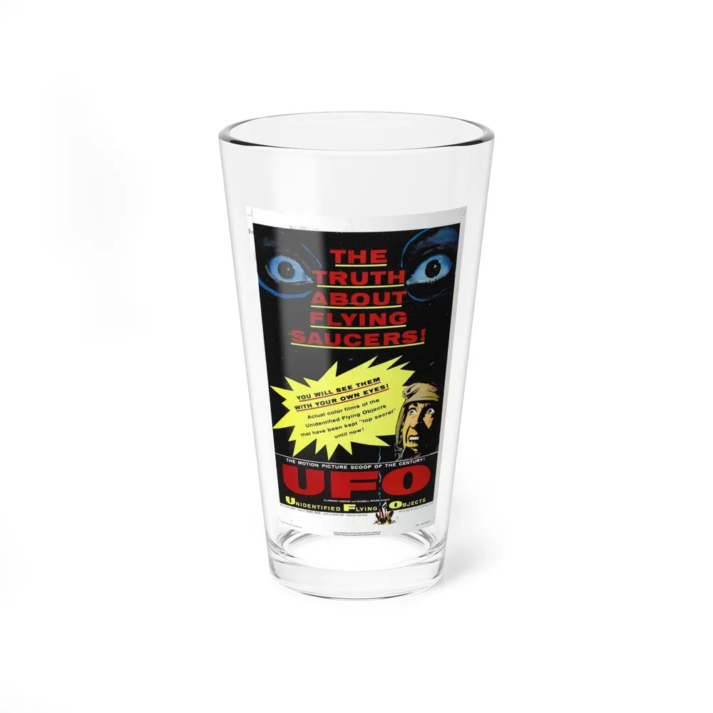 UFO 1956 Movie Poster - Pint Glass 16oz-16oz-Go Mug Yourself