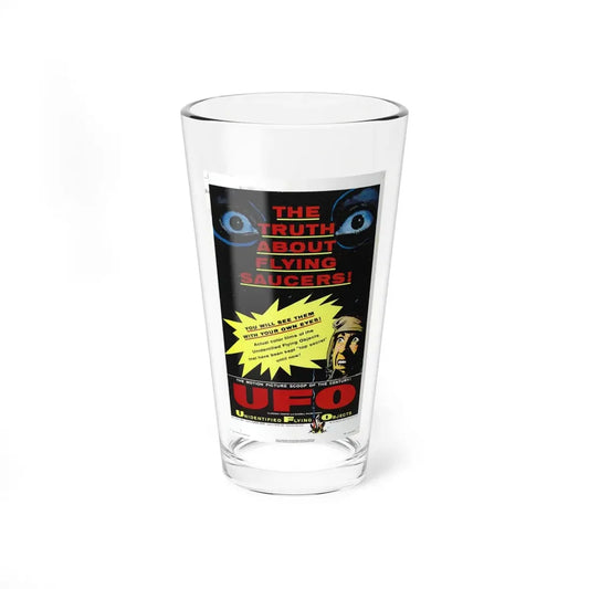 UFO 1956 Movie Poster - Pint Glass 16oz 16oz - Go Mug Yourself