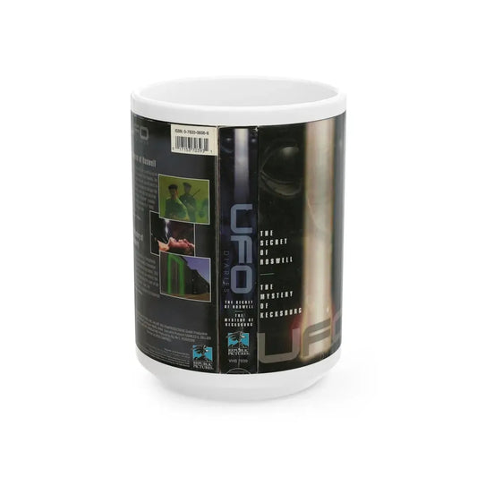 UFO DIARIES (VHS COVER) - White Coffee Mug 15oz - Go Mug Yourself