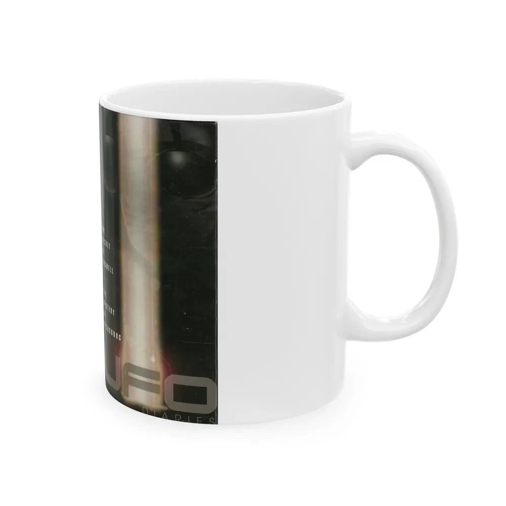 UFO DIARIES (VHS COVER) - White Coffee Mug-Go Mug Yourself