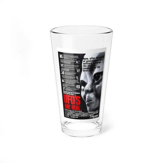 UFO'S ARE REAL 1979 Movie Poster - Pint Glass 16oz 16oz - Go Mug Yourself