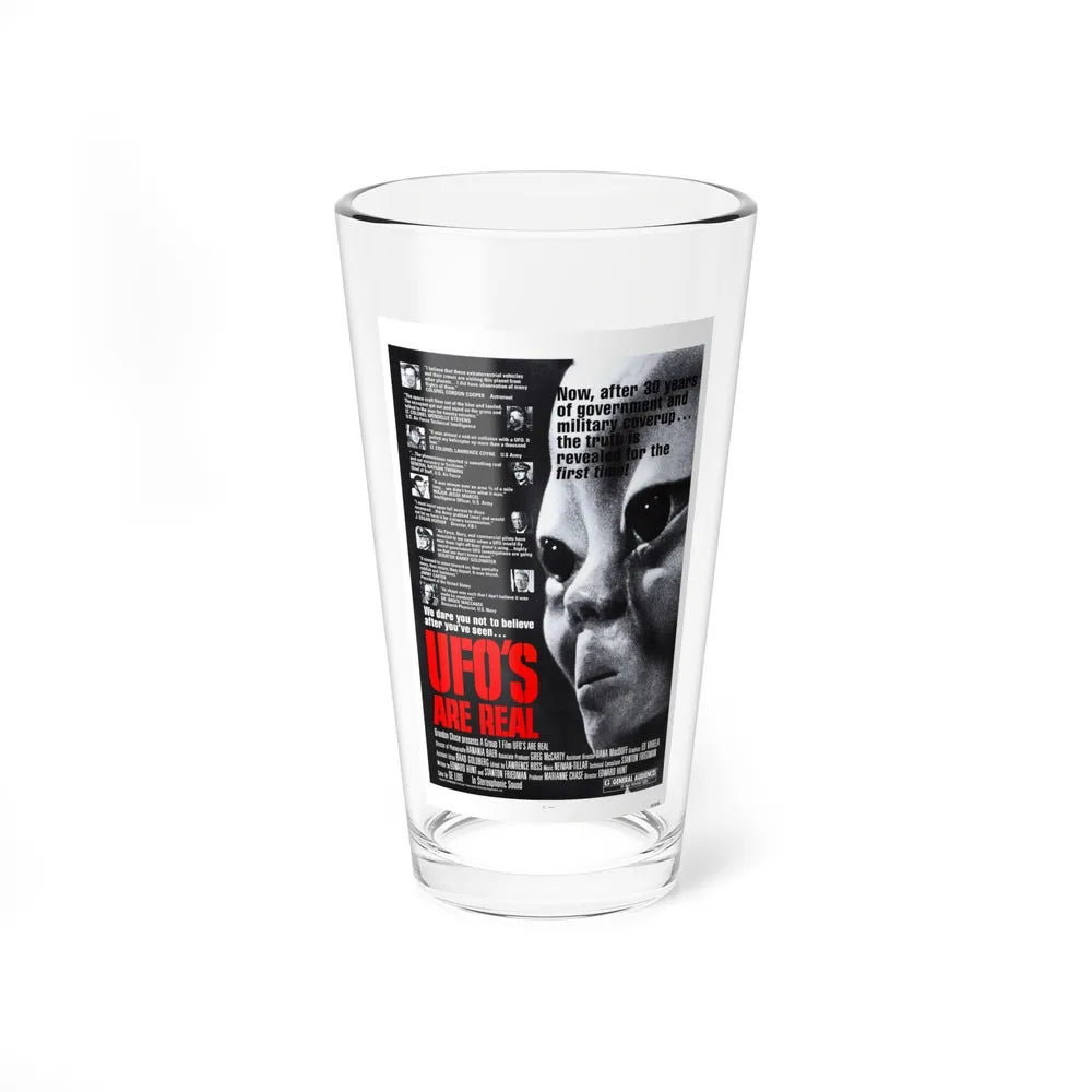 UFO'S ARE REAL 1979 Movie Poster - Pint Glass 16oz-16oz-Go Mug Yourself