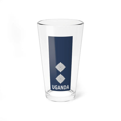 Uganda AirForce OF 1b (Uganda) (Military Rank) Pint Glass 16oz 16oz - Go Mug Yourself