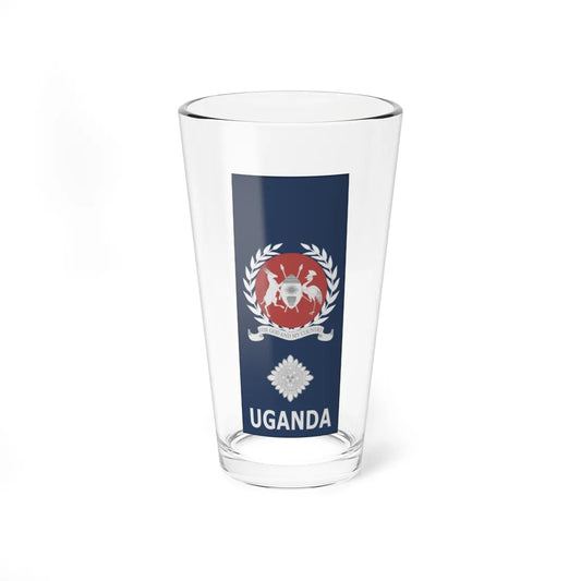 Uganda AirForce OF 4 (Uganda) (Military Rank) Pint Glass 16oz 16oz - Go Mug Yourself