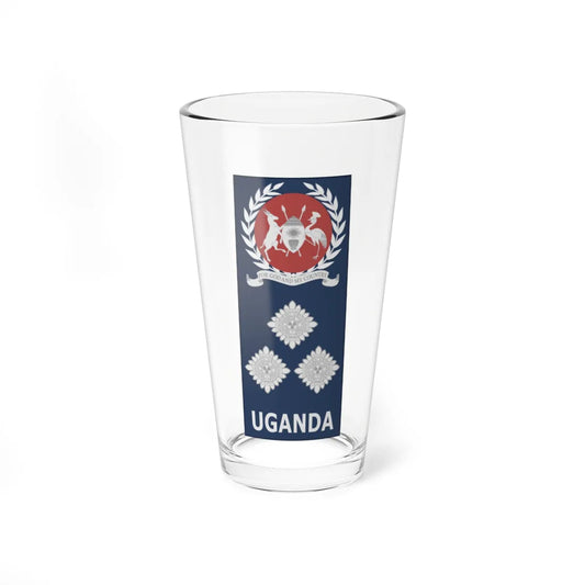 Uganda AirForce OF 6 (Uganda) (Military Rank) Pint Glass 16oz 16oz - Go Mug Yourself