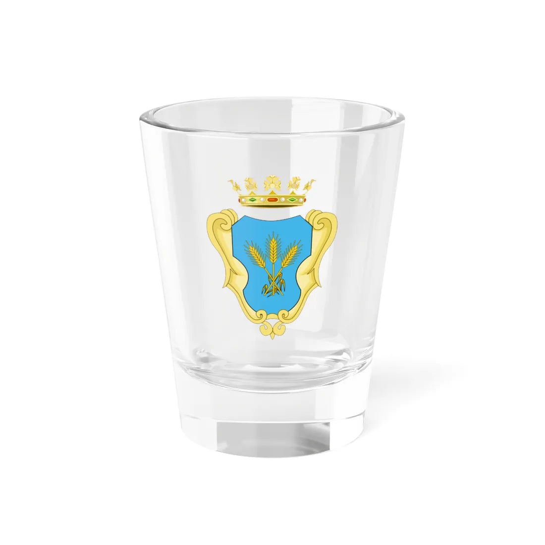 Uggiano Montefusco-Stremma (Italy) (Coat of Arms) Shot Glass 1.5oz 1.5oz - Go Mug Yourself
