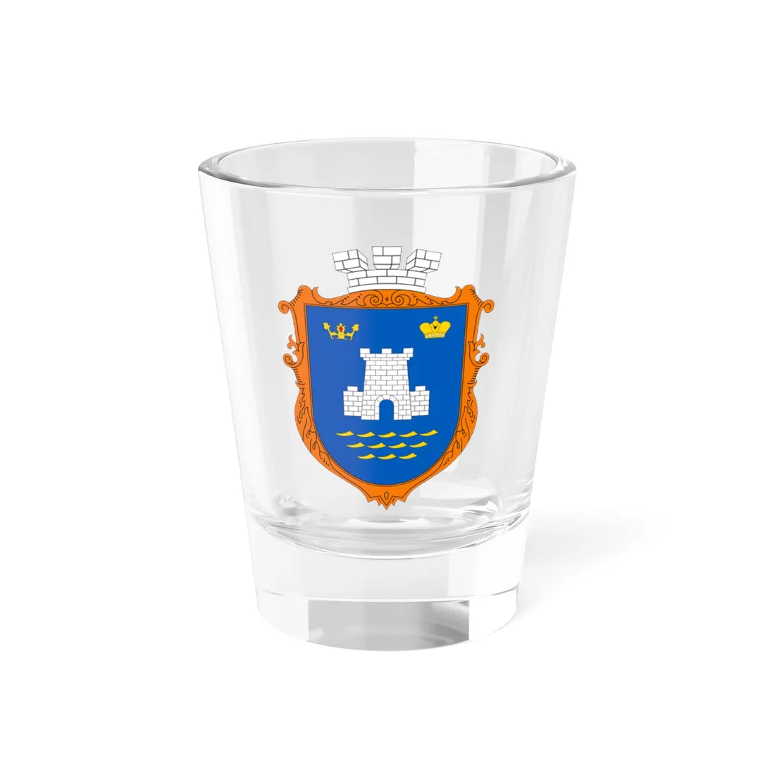 UHT Alushta (Ukraine) (Coat of Arms) Shot Glass 1.5oz 1.5oz - Go Mug Yourself