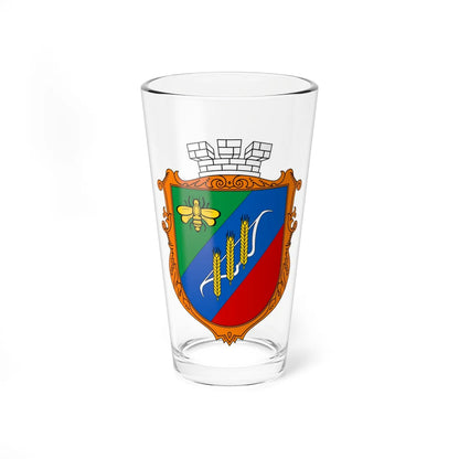 UHT Dzhankoi (Ukraine) (Coat of Arms) Pint Glass 16oz 16oz - Go Mug Yourself