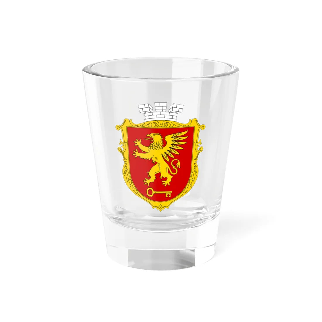 UHT Kerch Crimea Ukraine (Ukraine) (Coat of Arms) Shot Glass 1.5oz 1.5oz - Go Mug Yourself