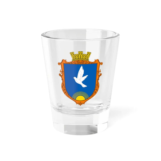 UHT Myrne (Ukraine) (Coat of Arms) Shot Glass 1.5oz 1.5oz - Go Mug Yourself