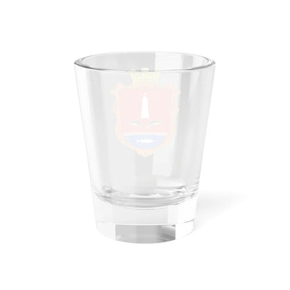 UHT Olenivka Chornomorskyi Crimea (Ukraine) (Coat of Arms) Shot Glass 1.5oz - Go Mug Yourself