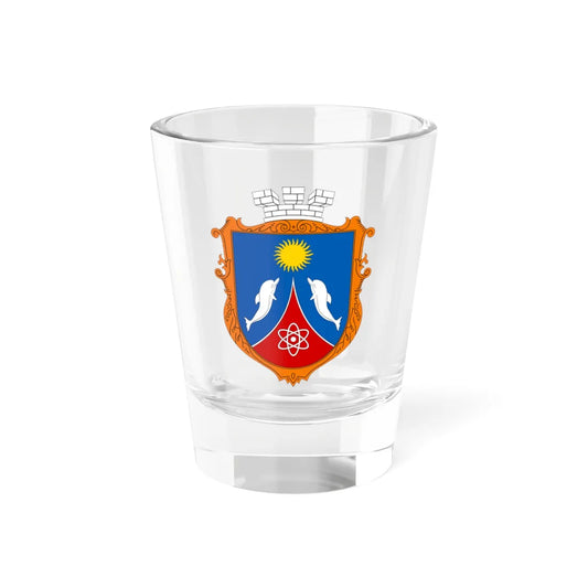 UHT Shcholkine (Ukraine) (Coat of Arms) Shot Glass 1.5oz 1.5oz - Go Mug Yourself