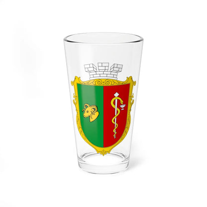 UHT Yevpatoriia Crimea Ukraine (Ukraine) (Coat of Arms) Pint Glass 16oz 16oz - Go Mug Yourself