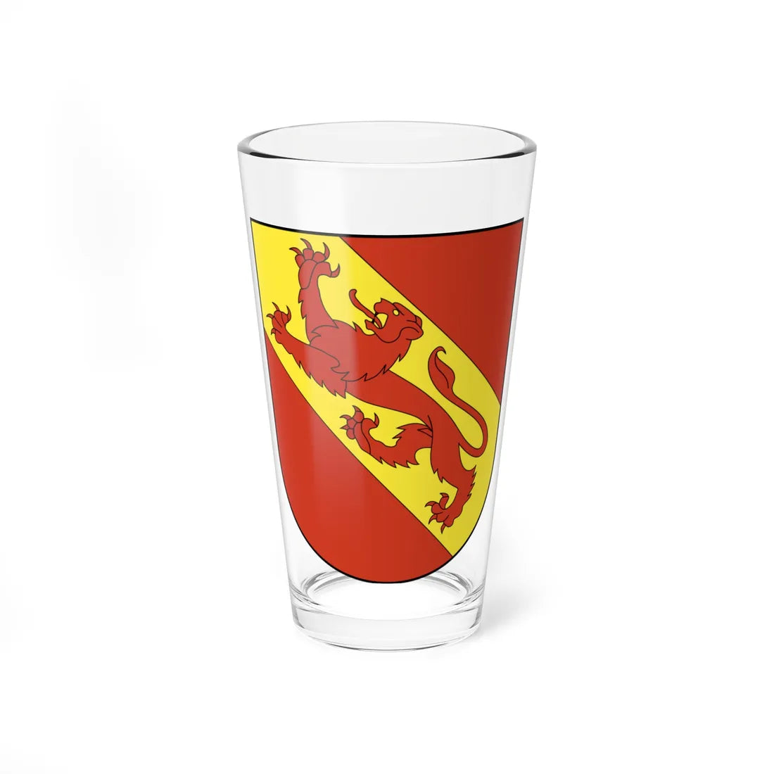 Uitikon-blazon (Switzerland) (Coat of Arms) Pint Glass 16oz 16oz - Go Mug Yourself