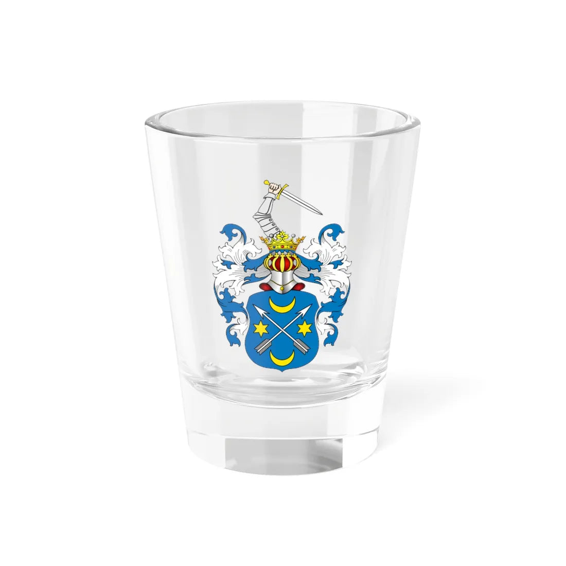 UK COA Kulabko (Russia) (Coat of Arms) Shot Glass 1.5oz 1.5oz - Go Mug Yourself