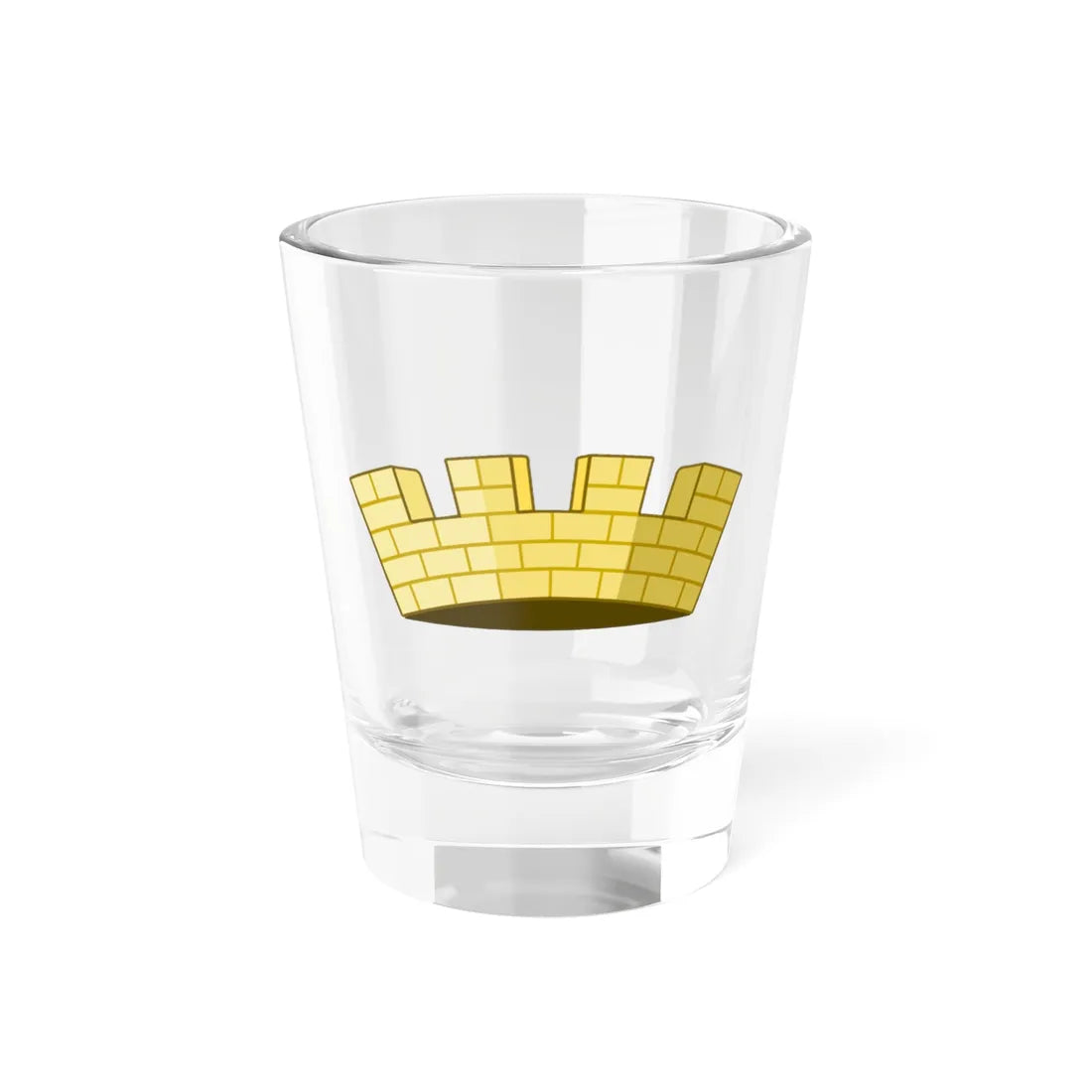 UK Mural Crown Common (United Kingdom) (Coat of Arms) Shot Glass 1.5oz 1.5oz - Go Mug Yourself