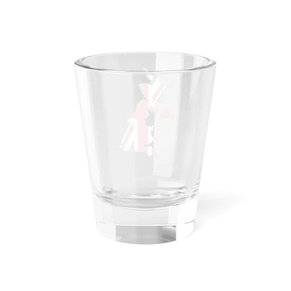 UK Outline and Flag (United Kingdom) Shot Glass 1.5oz - Go Mug Yourself