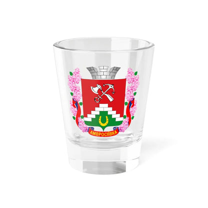 UKR Amvrosiivka COA (Ukraine) (Coat of Arms) Shot Glass 1.5oz 1.5oz - Go Mug Yourself