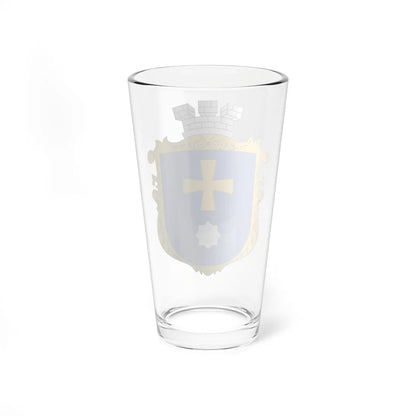 UKR COA of Myrhorod (Ukraine) (Coat of Arms) Pint Glass 16oz - Go Mug Yourself