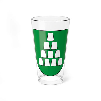 UKR Delatyn COA (Ukraine) (Coat of Arms) Pint Glass 16oz 16oz - Go Mug Yourself