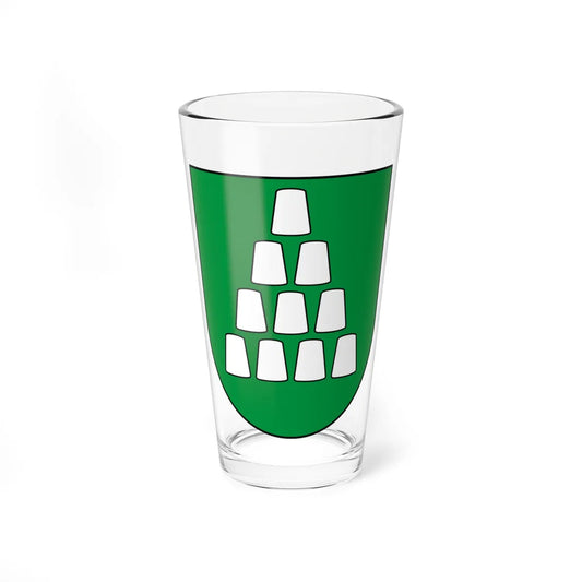 UKR Delatyn COA (Ukraine) (Coat of Arms) Pint Glass 16oz 16oz - Go Mug Yourself