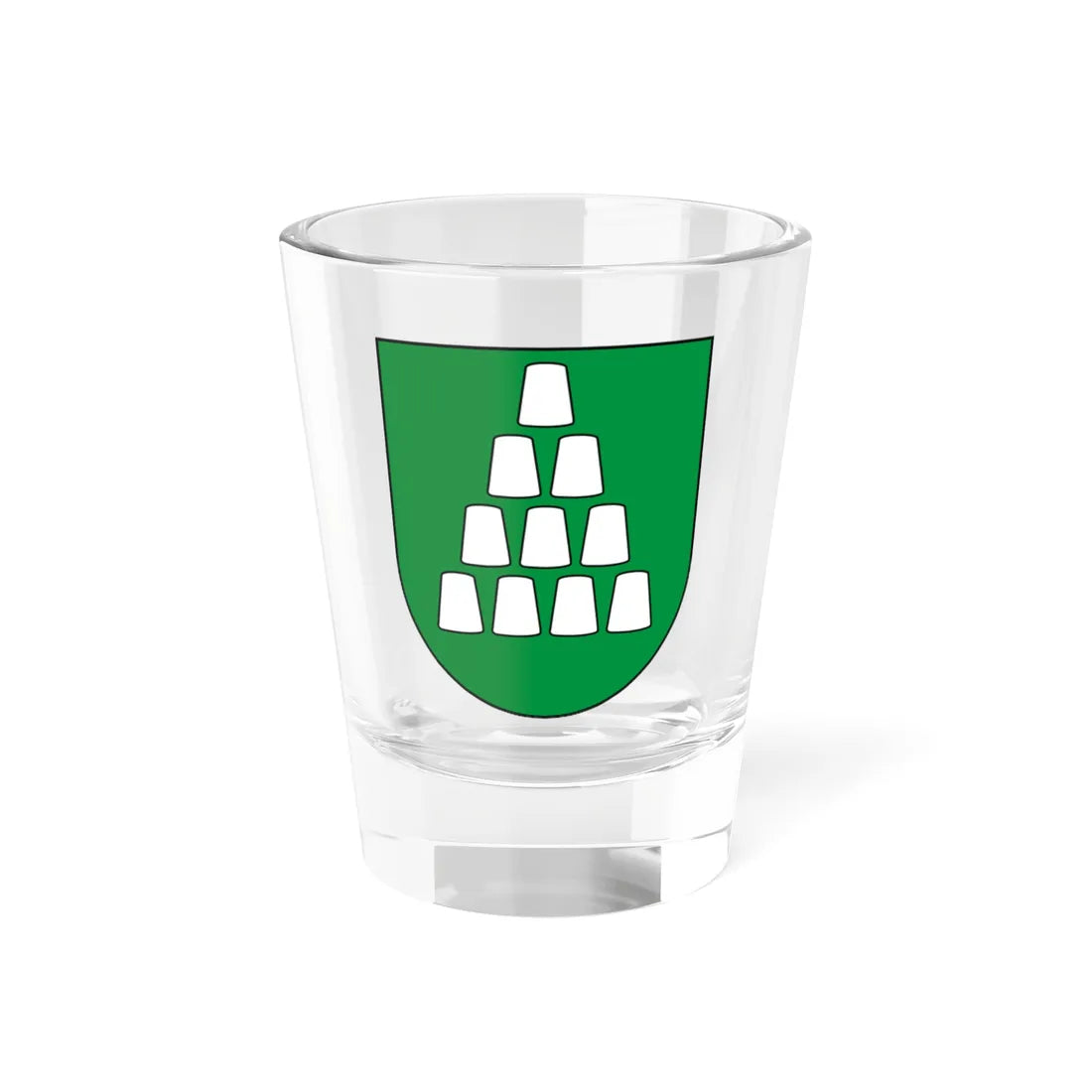 UKR Delatyn COA (Ukraine) (Coat of Arms) Shot Glass 1.5oz 1.5oz - Go Mug Yourself