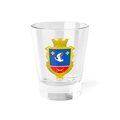 UKR Markushi Berdychivskyi COA (Ukraine) (Coat of Arms) Shot Glass 1.5oz 1.5oz - Go Mug Yourself