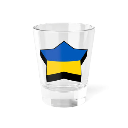 Ukr star flag (Ukraine) Shot Glass 1.5oz 1.5oz - Go Mug Yourself