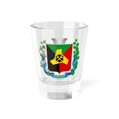 UKR Toretsk COA (Ukraine) (Coat of Arms) Shot Glass 1.5oz 1.5oz - Go Mug Yourself